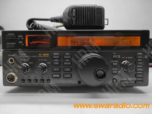 Dijual ICOM IC-820D V/UHF ALL MODE TRANSCEIVER normal | swaradio.com