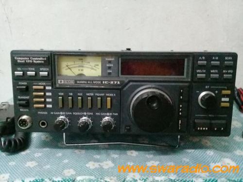dijual Icom IC-271 polos VHF allmode kondisi fisik mulus | swaradio.com